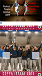 Mobile Screenshot of basketteamcrema.com